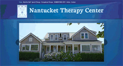 Desktop Screenshot of nantuckettherapy.com